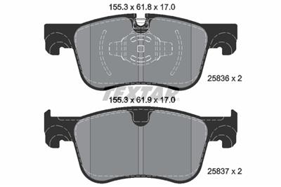 TEXTAR 2583601 Číslo výrobce: 25836. EAN: 4019722458453.