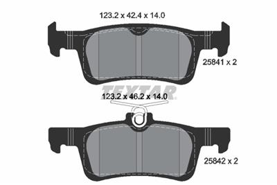 TEXTAR 2584104 Číslo výrobce: 25841. EAN: 4019722493904.