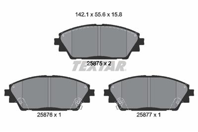 TEXTAR 2587501 Číslo výrobce: 25875. EAN: 4019722465215.