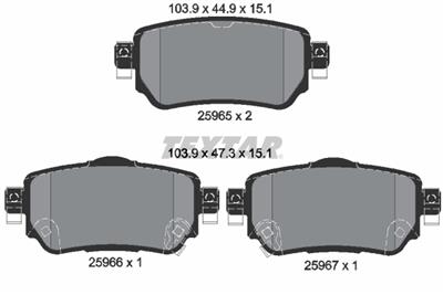 TEXTAR 2596501 Číslo výrobce: 25965. EAN: 4019722465659.
