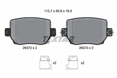 TEXTAR 2637201 Číslo výrobce: 26372. EAN: 4019722558016.