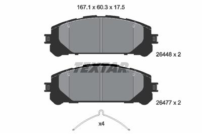 TEXTAR 2644801 Číslo výrobce: 26448. EAN: 4019722572623.