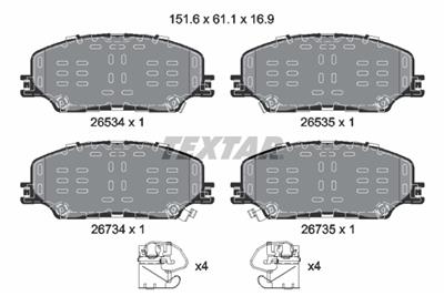 TEXTAR 2653401 Číslo výrobce: 26534. EAN: 4019722584343.