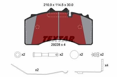 TEXTAR 2922801 Číslo výrobce: 29228. EAN: 4019722304736.
