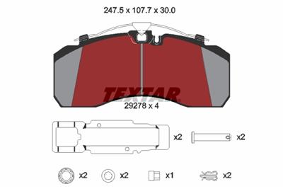 TEXTAR 2927801 Číslo výrobce: 29253. EAN: 4019722407192.