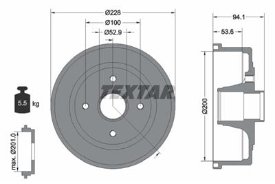 TEXTAR 94024200 EAN: 4019722255205.
