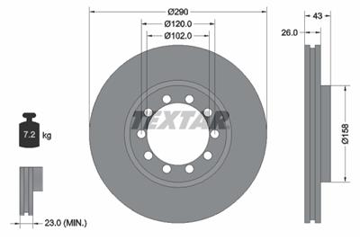 TEXTAR 93117500 EAN: 4019722261046.