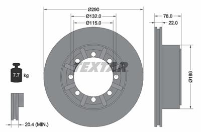 TEXTAR 93117600 EAN: 4019722261053.