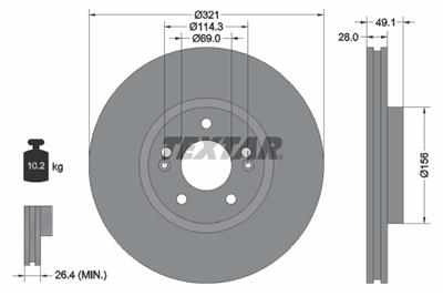 TEXTAR 92166005 EAN: 4019722575921.