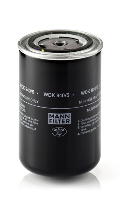 MANN-FILTER WDK 940/5 EAN: 4011558861100.