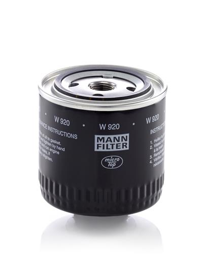MANN-FILTER W 920 EAN: 4011558709402.