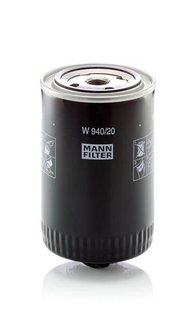 MANN-FILTER W 940/20 EAN: 4011558719401.