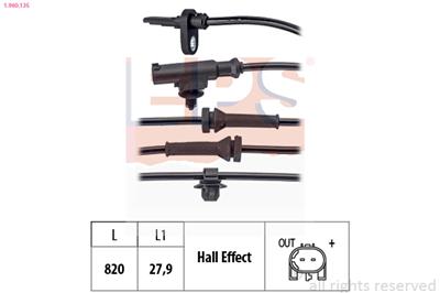 EPS 1.960.135 Číslo výrobce: Facet 21.0135. EAN: 8012510249338.