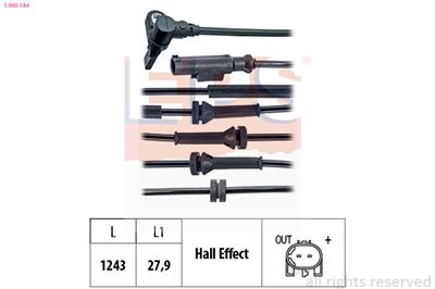 EPS 1.960.184 Číslo výrobce: Facet 21.0184. EAN: 8012510262955.