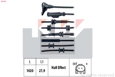KW 460 021 Číslo výrobce: Facet 21.0021. EAN: 8012510149478.