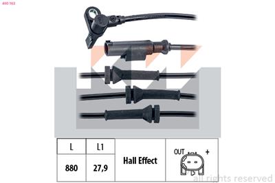 KW 460 163 Číslo výrobce: Eps 1.960.163. EAN: 8012510149522.