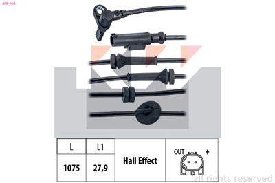 KW 460 164 Číslo výrobce: Facet 21.0164. EAN: 8012510149539.