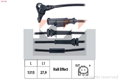 KW 460 168 Číslo výrobce: Facet 21.0168. EAN: 8012510149560.