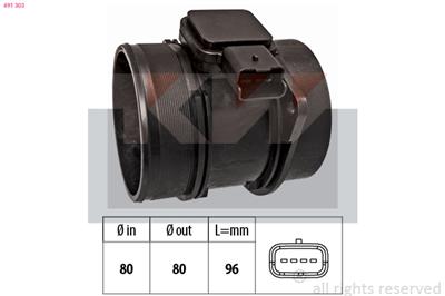 KW 491 303 Číslo výrobce: Facet 10.1303. EAN: 8012510150115.