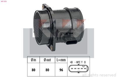 KW 491 376 Číslo výrobce: Facet 10.1376. EAN: 8012510126837.