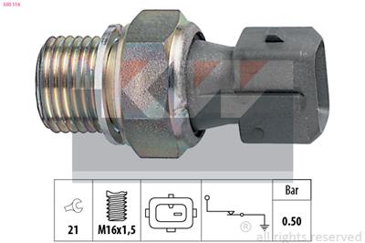 KW 500 116 Číslo výrobce: Eps 1.800.116. EAN: 8012510164518.