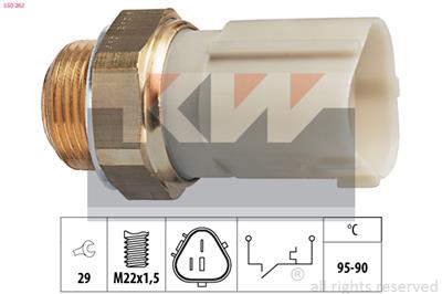 KW 550 262 Číslo výrobce: Facet 7.5262. EAN: 8012510180396.