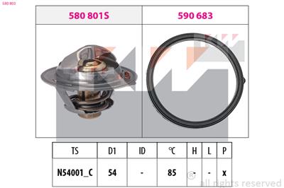 KW 580 803 Číslo výrobce: Facet 7.8803. EAN: 8012510132661.