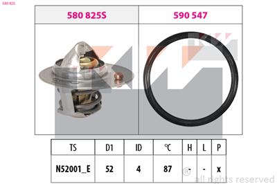 KW 580 825 Číslo výrobce: Facet 7.8825. EAN: 8012510134221.