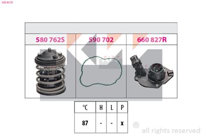 KW 580 827K Číslo výrobce: Facet 7.8827K. EAN: 8012510135082.
