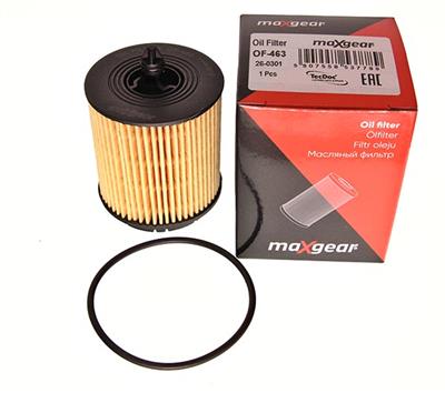 MAXGEAR 26-0301 Číslo výrobce: OF-463. EAN: 5907558537789.