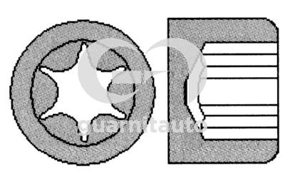 GUARNITAUTO 702507-1010 Číslo výrobce: 11 02 783 (10x).