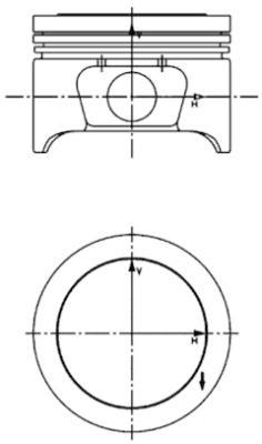 KOLBENSCHMIDT 40161600 Číslo výrobce: 078123. EAN: 4028977550218.