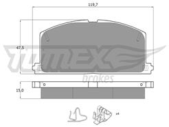 TOMEX Brakes TX 10-17