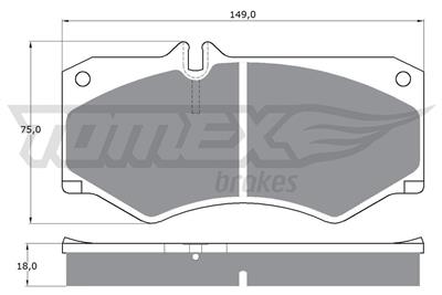 TOMEX Brakes TX 10-20 Číslo výrobce: 10-20. EAN: 5906485550144.