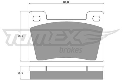 TOMEX Brakes TX 10-26 Číslo výrobce: 10-26. EAN: 5906485550281.