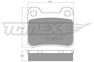 TOMEX Brakes TX 10-371 Číslo výrobce: 10-371. EAN: 5906485550458.