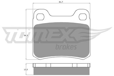 TOMEX Brakes TX 10-37 Číslo výrobce: 10-37. EAN: 5906485550441.