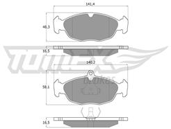 TOMEX Brakes TX 10-49
