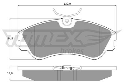 TOMEX Brakes TX 10-65 Číslo výrobce: 10-65. EAN: 5906485550922.