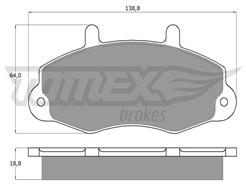 TOMEX Brakes TX 10-66