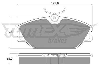 TOMEX Brakes TX 10-761 Číslo výrobce: 10-761. EAN: 5906485553572.