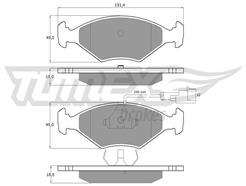 TOMEX Brakes TX 10-791