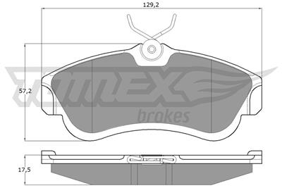 TOMEX Brakes TX 10-95 Číslo výrobce: 10-95. EAN: 5906485551325.