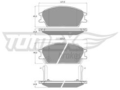 TOMEX Brakes TX 11-05