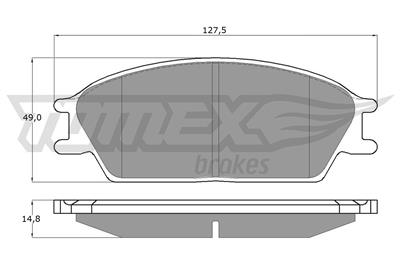 TOMEX Brakes TX 11-06 Číslo výrobce: 11-06. EAN: 5906485551431.