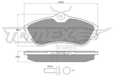 TOMEX Brakes TX 11-121 Číslo výrobce: 23346. EAN: 5901646603073.