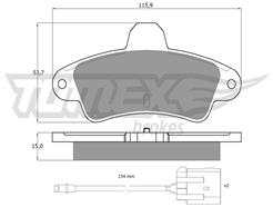 TOMEX Brakes TX 11-201