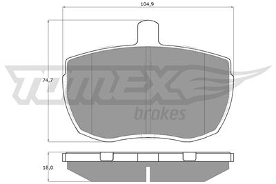 TOMEX Brakes TX 11-21 Číslo výrobce: 11-21. EAN: 5906485551639.