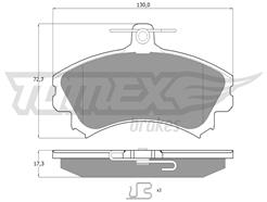 TOMEX Brakes TX 11-521