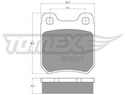 TOMEX Brakes TX 11-61